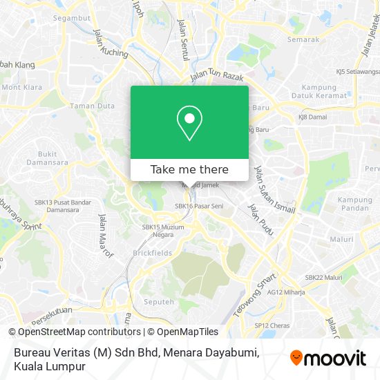 Bureau Veritas (M) Sdn Bhd, Menara Dayabumi map