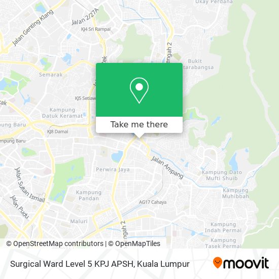 Surgical Ward Level 5 KPJ APSH map