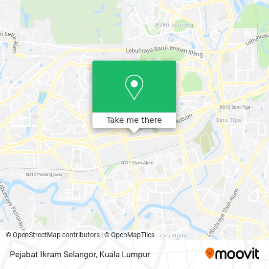 Pejabat Ikram Selangor map
