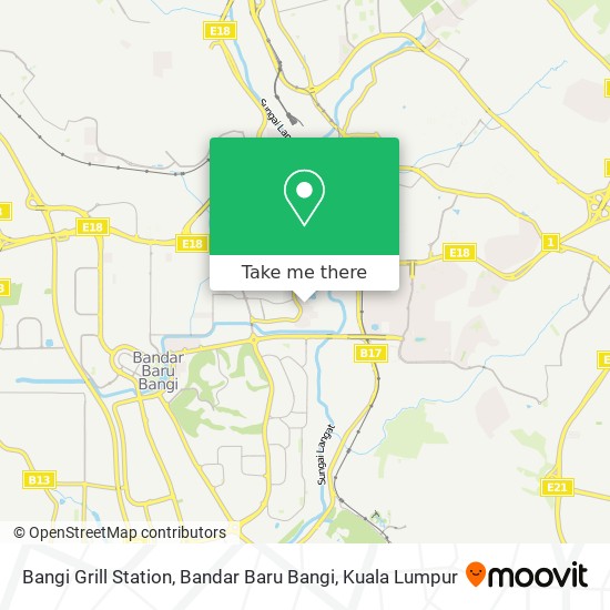 Bangi Grill Station, Bandar Baru Bangi map