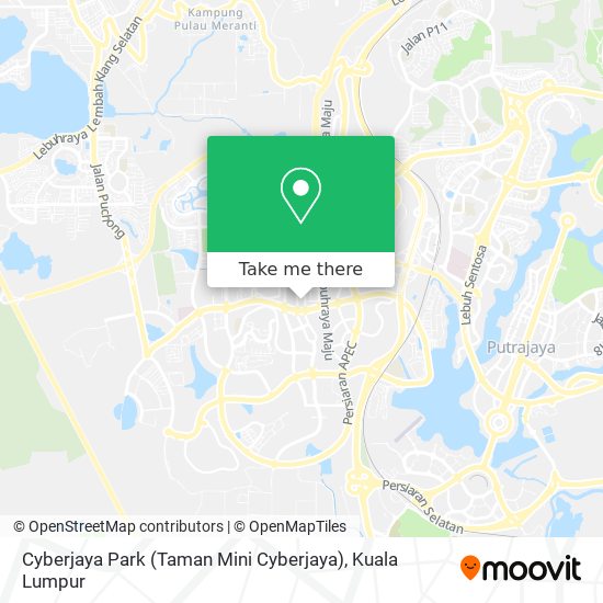 Cyberjaya Park (Taman Mini Cyberjaya) map