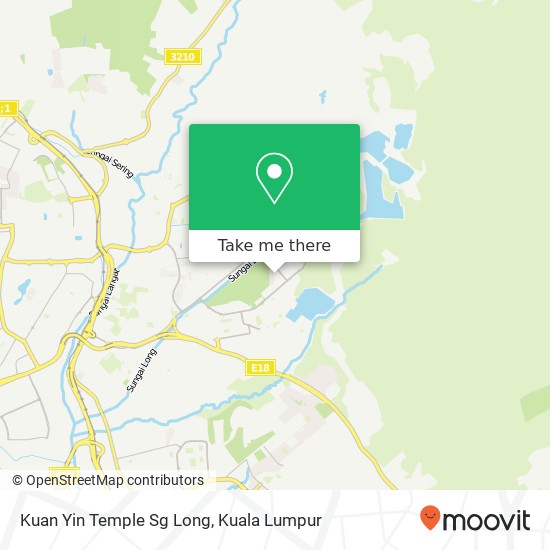 Peta Kuan Yin Temple Sg Long