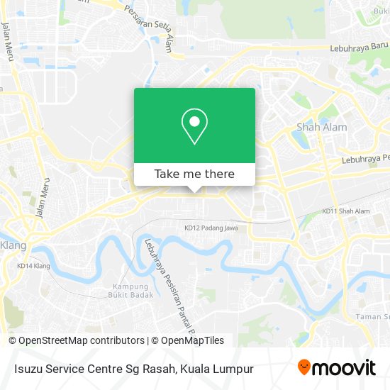 Isuzu Service Centre Sg Rasah map