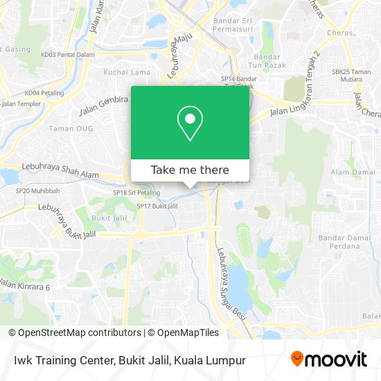 Iwk Training Center, Bukit Jalil map