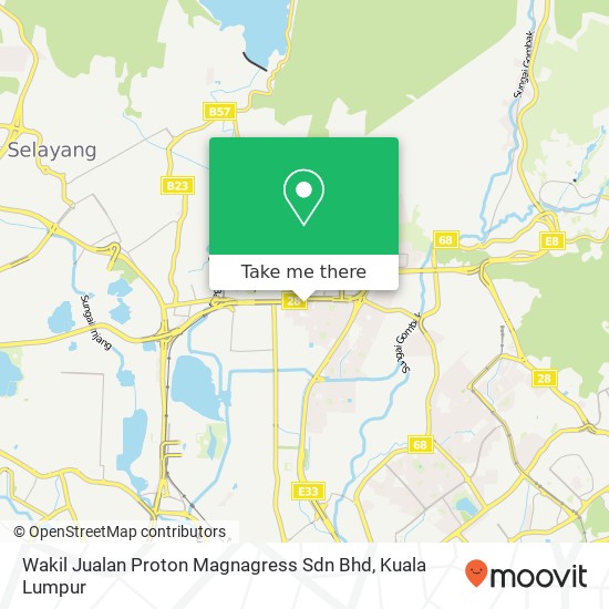 Wakil Jualan Proton Magnagress Sdn Bhd map