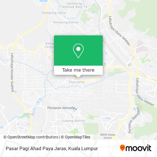 Peta Pasar Pagi Ahad Paya Jaras