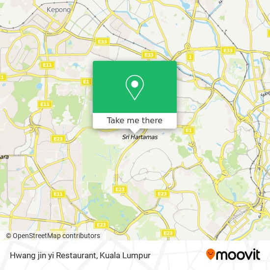 Hwang jin yi Restaurant map