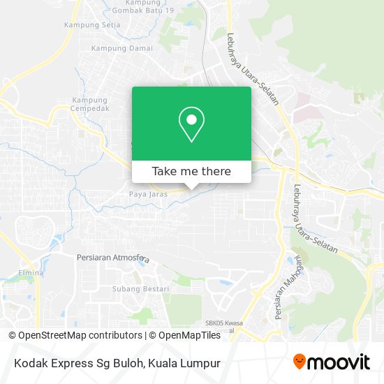 Kodak Express Sg Buloh map