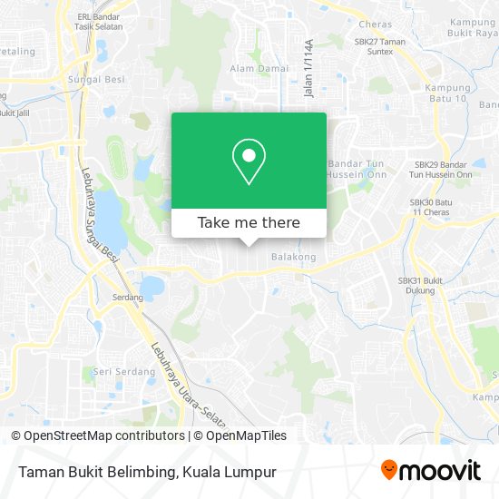 Taman Bukit Belimbing map