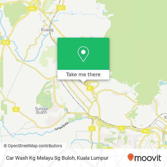 Car Wash Kg Melayu Sg Buloh map