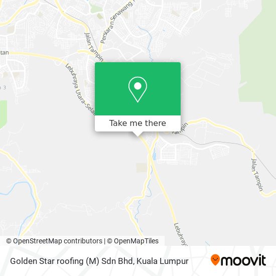 Golden Star roofing (M) Sdn Bhd map