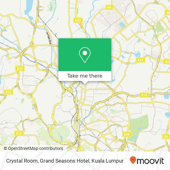 Crystal Room, Grand Seasons Hotel map