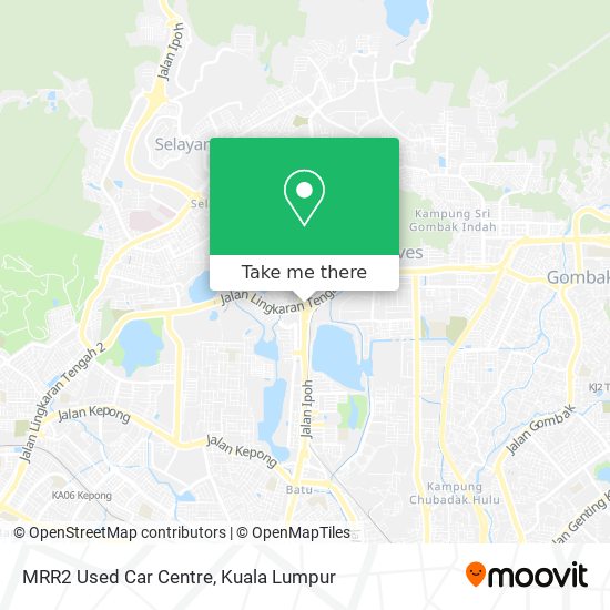 MRR2 Used Car Centre map