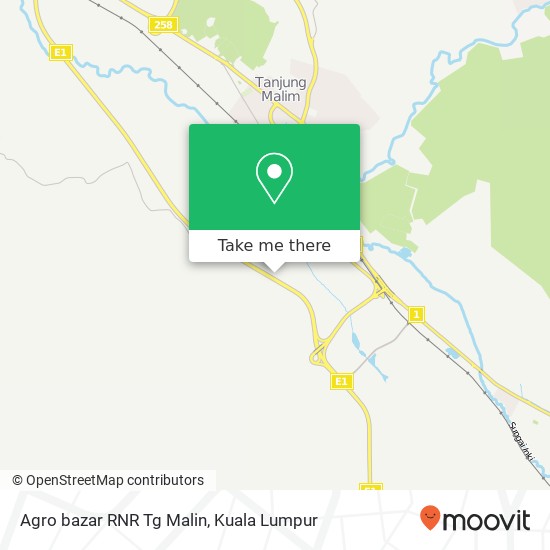 Agro bazar RNR Tg Malin map