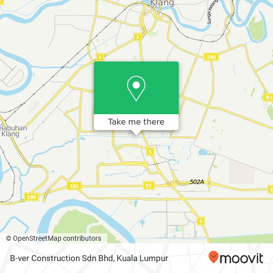 B-ver Construction Sdn Bhd map