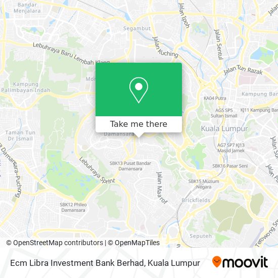 Ecm Libra Investment Bank Berhad map