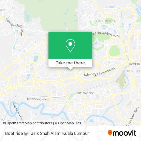 Boat ride @ Tasik Shah Alam map