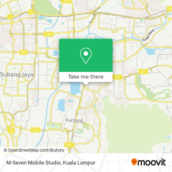 M-Seven Mobile Studio map
