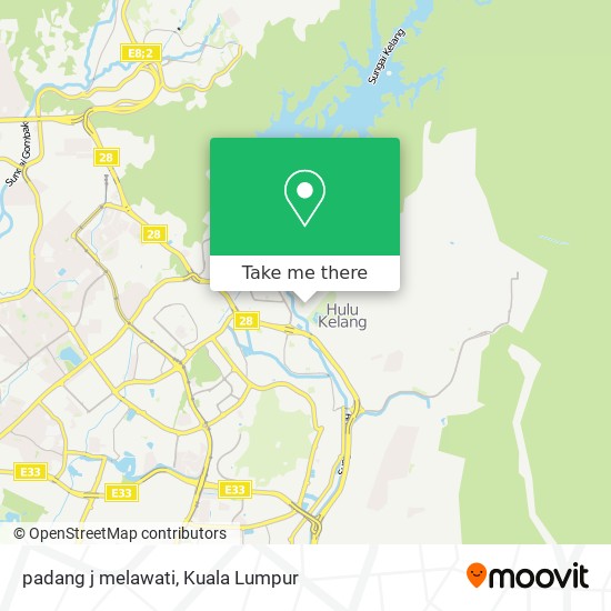 padang j melawati map