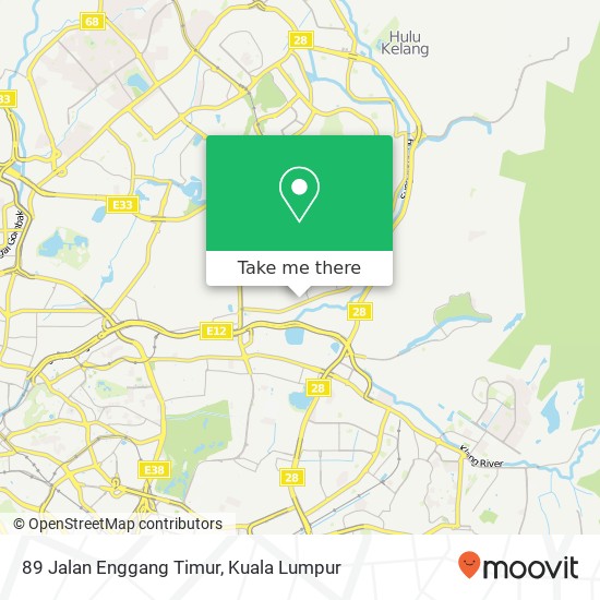 Peta 89 Jalan Enggang Timur