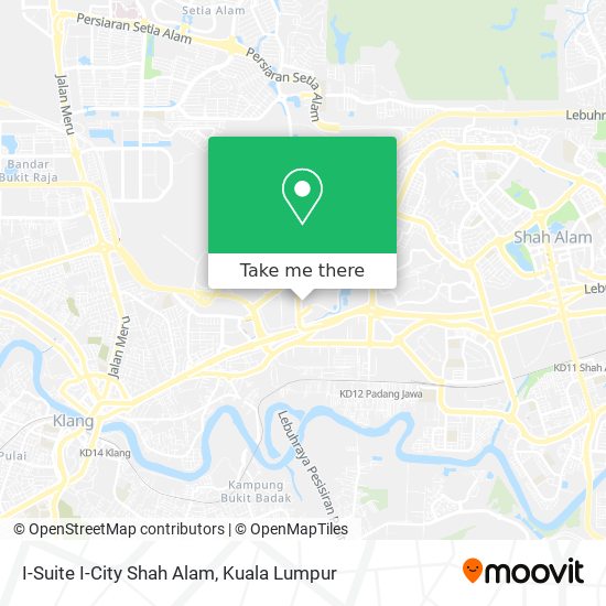 Peta I-Suite I-City Shah Alam
