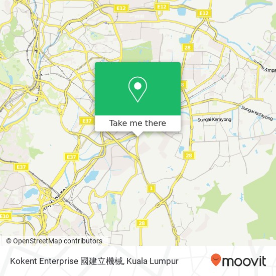 Kokent Enterprise 國建立機械 map