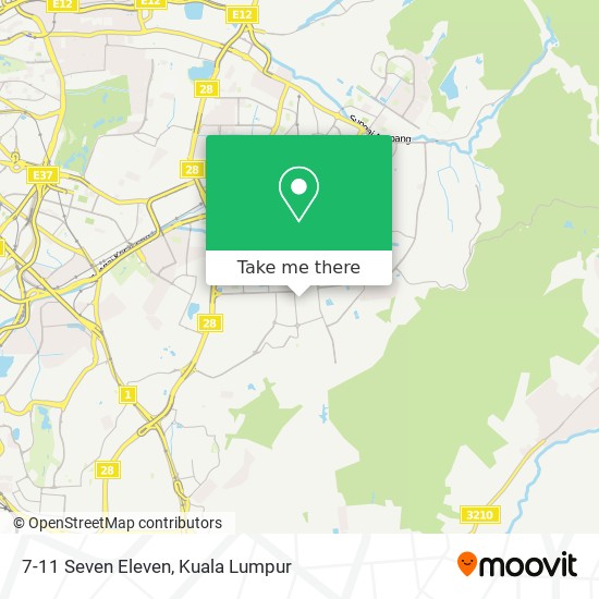 7-11 Seven Eleven map