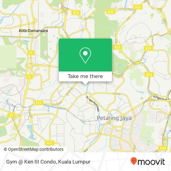 Gym @ Ken III Condo map