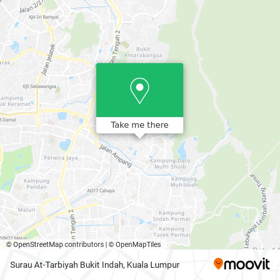 Surau At-Tarbiyah Bukit Indah map