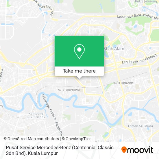 Pusat Service Mercedes-Benz (Centennial Classic Sdn Bhd) map