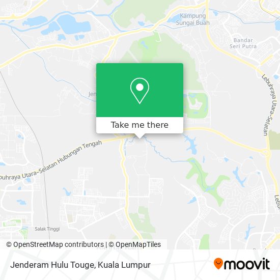 Peta Jenderam Hulu Touge