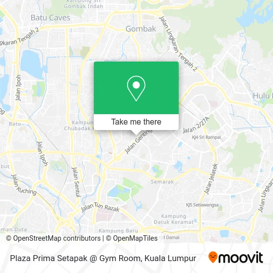 Plaza Prima Setapak @ Gym Room map