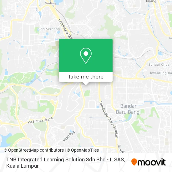 TNB Integrated Learning Solution Sdn Bhd - ILSAS map