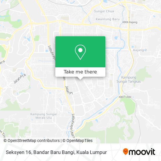 Seksyen 16, Bandar Baru Bangi map