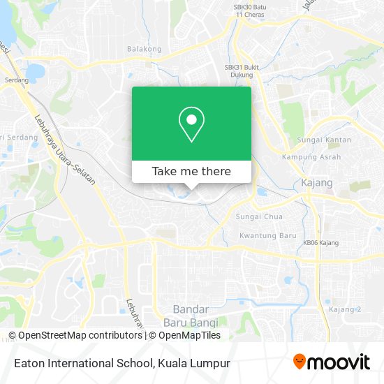 Eaton International School map