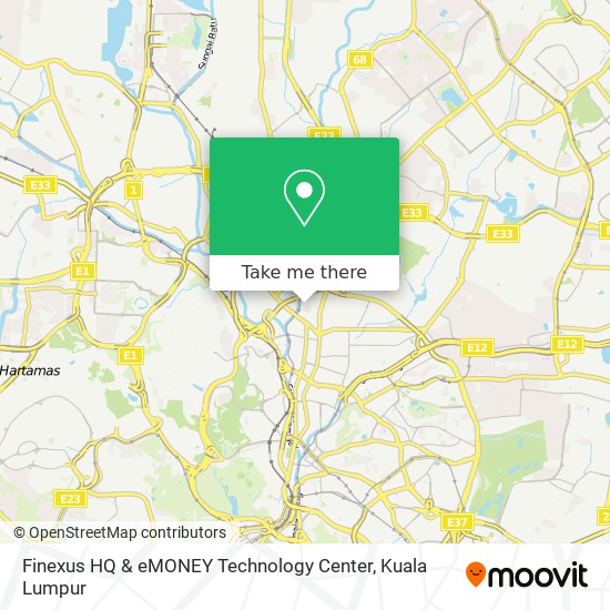 Finexus HQ & eMONEY Technology Center map
