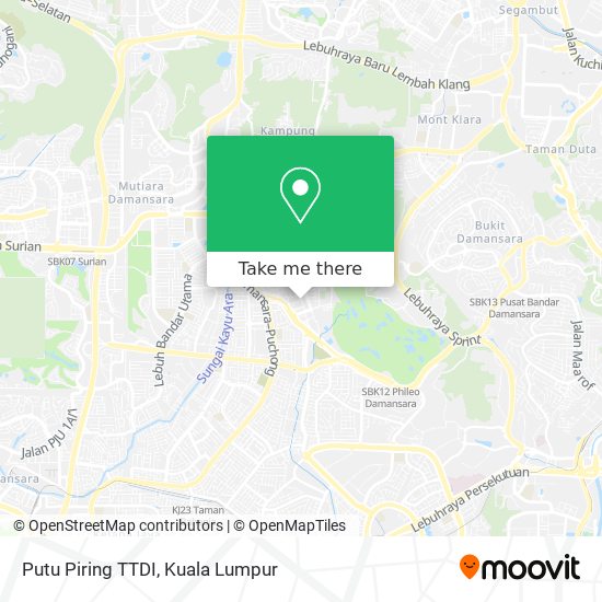 Putu Piring TTDI map
