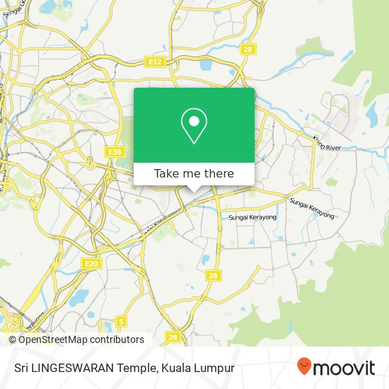 Sri LINGESWARAN Temple map