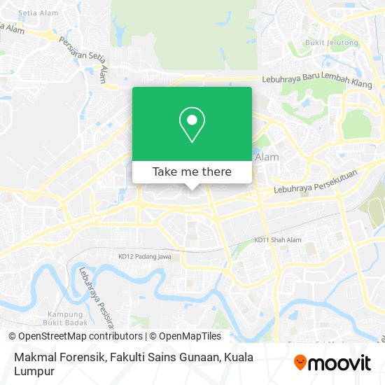 Makmal Forensik, Fakulti Sains Gunaan map