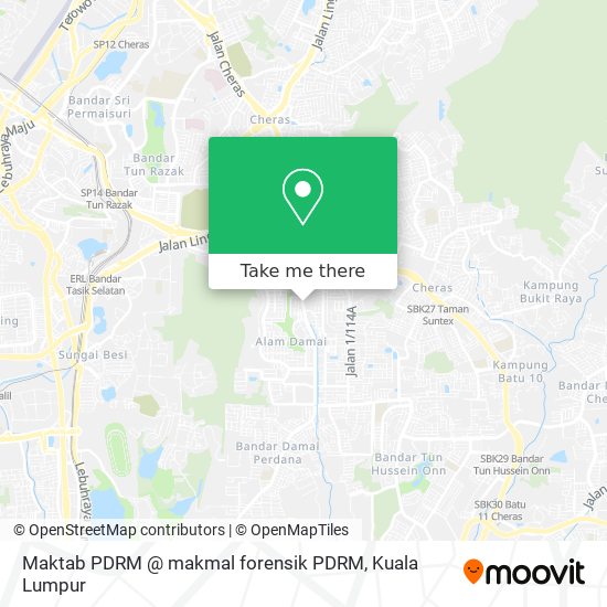 Maktab PDRM @ makmal forensik PDRM map