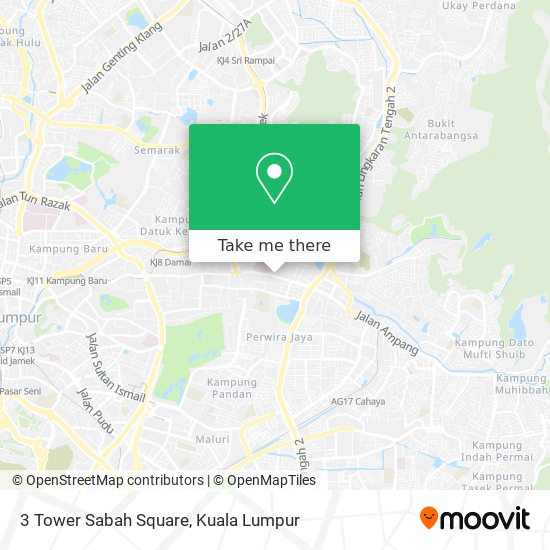3 Tower Sabah Square map