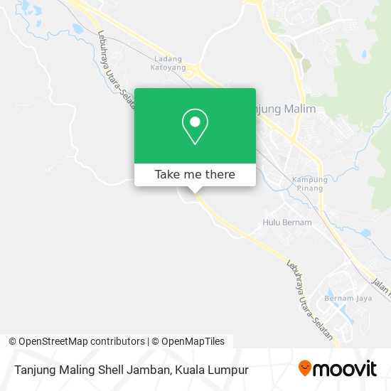 Tanjung Maling Shell Jamban map