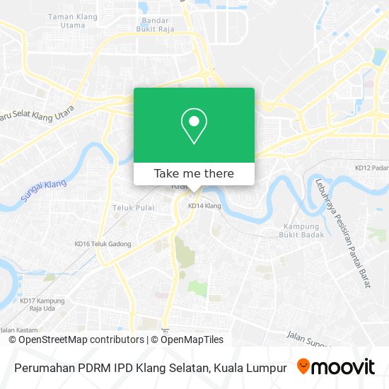 Perumahan PDRM IPD Klang Selatan map