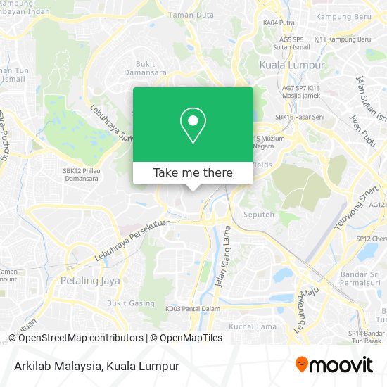 Arkilab Malaysia map