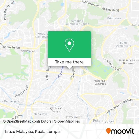 Peta Isuzu Malaysia