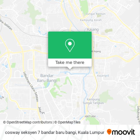 cosway seksyen 7 bandar baru bangi map