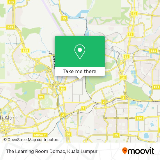 The Learning Room Domac map