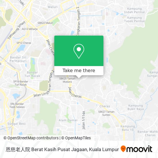 恩慈老人院  Berat Kasih  Pusat Jagaan map