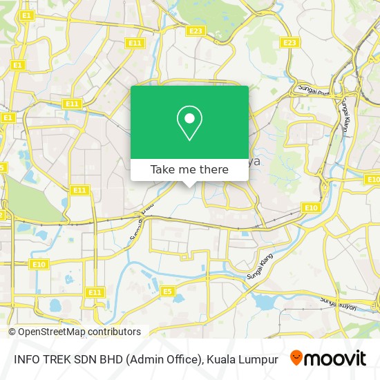 INFO TREK SDN BHD (Admin Office) map