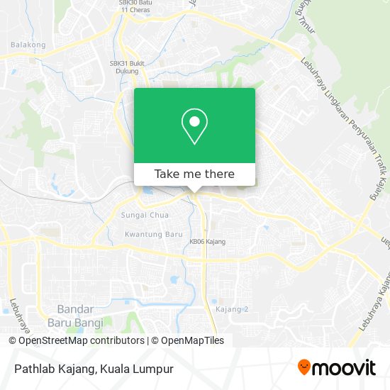 Pathlab Kajang map